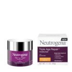Neutrogena Triple Age Repair Face Moisturizer - with Hexinol Technology & Vitamin C, Anti-Wrinkle Face Cream with SPF 25, Visibly Reduces Wrinkles & Firms Skin, 1.7 oz