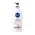 NIVEA Intense Healing Body Lotion for Very Dry, Itchy Skin with Glycerin, Provitamin B5 and Niacinamide, 72- Hour Body Moisturizer, 16.9 Fl Oz Pump Bottle